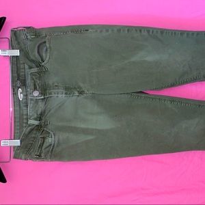 Green size 8 jeans